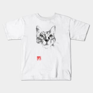 cat face Kids T-Shirt